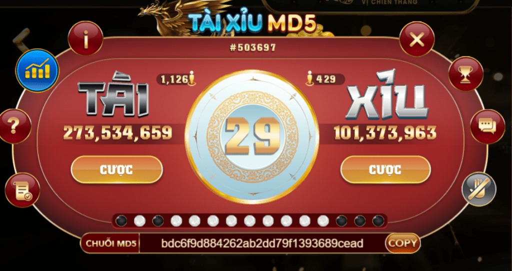 Phải có bí quyết mới chiến thắng tài xỉu MD5